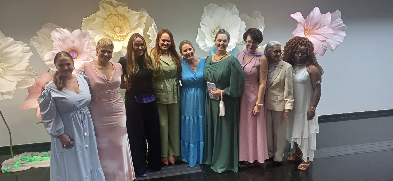 Momento especial durante a noite de lançamento