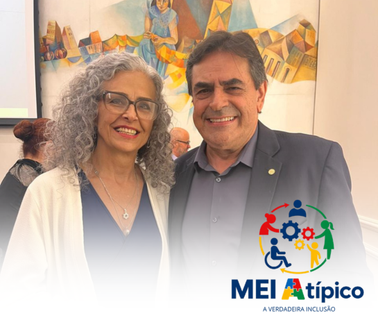 Kátia Coimbra (IFA) ao lado do Deputado Federal Domingos Sávio (PL/MG) durante o Seminário do PLP 108/2021 em Belo Horizonte